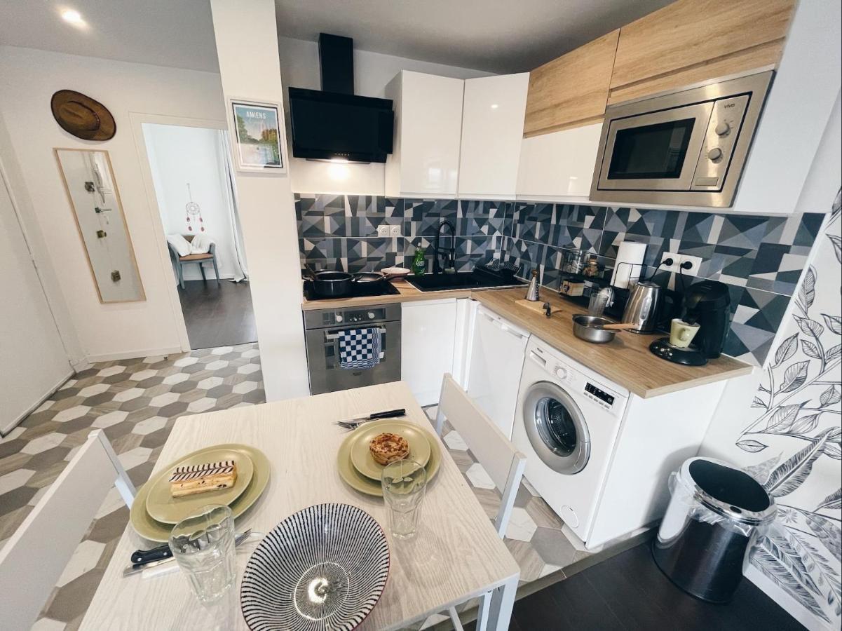 New: Appartement Tout Confort + Parking Gratuit Amiens Bagian luar foto